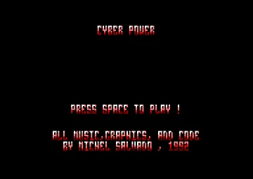 Cyber Power (F) (1992) [CPC Infos] screen shot title